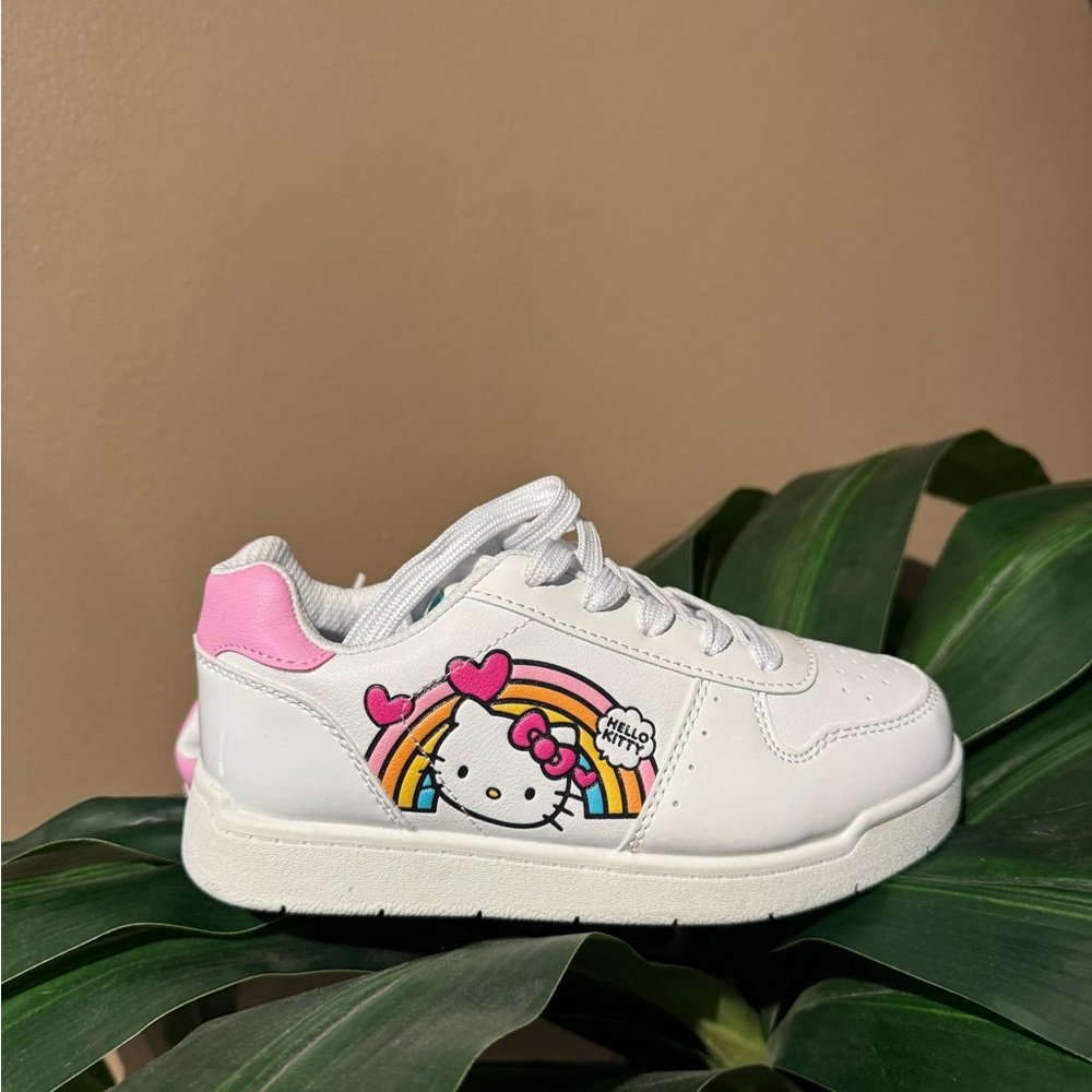 Hello Kitty Kids Sneakers - White with Pink Accents